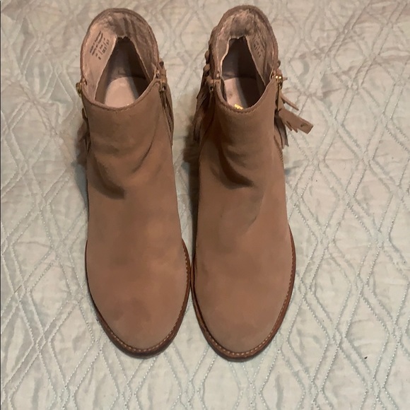 Tan Suede Fringe Booties // ALDO // US 8 - Picture 2 of 7